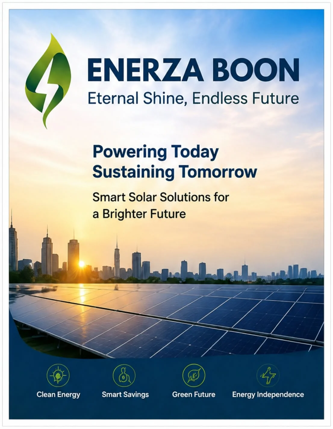 Enerza Boon brand catalogue page, shown uncropped